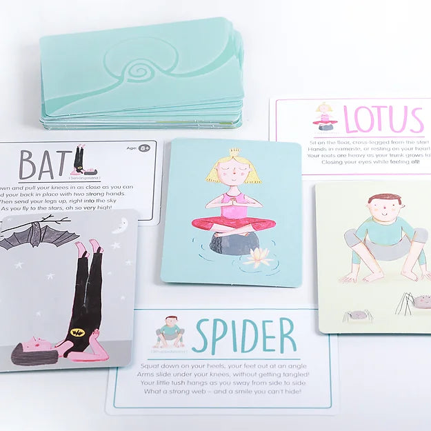 YOGI FUN -  Yoga Kit - 20 Poses and Instructions for Kids