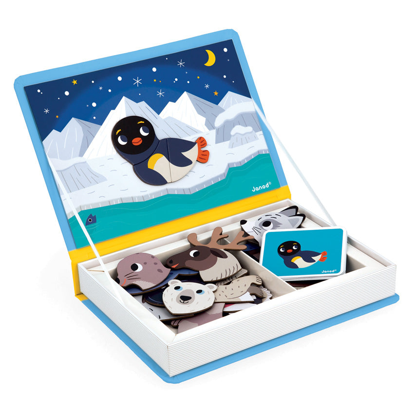 JANOD - Magnetic Book -  Polar Animals - NEW