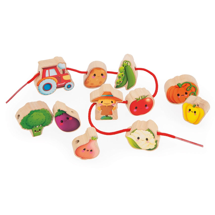 JANOD Threading Vegetable Beads - Wooden