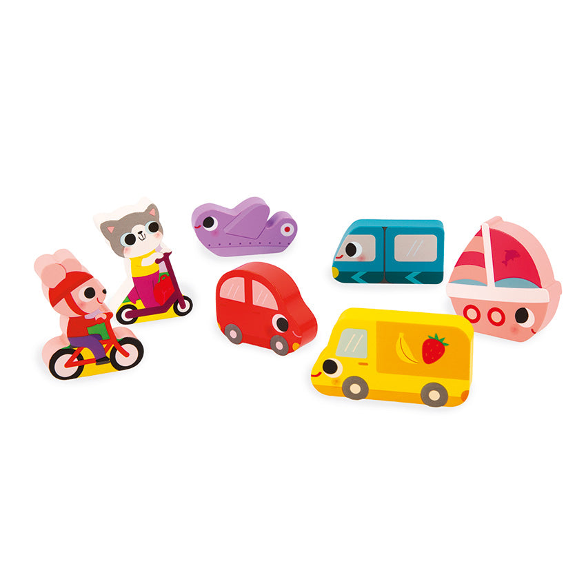 JANOD Puzzle Chunky Vehicles