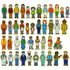 The Freckled Frog - The Village People - Set of 42