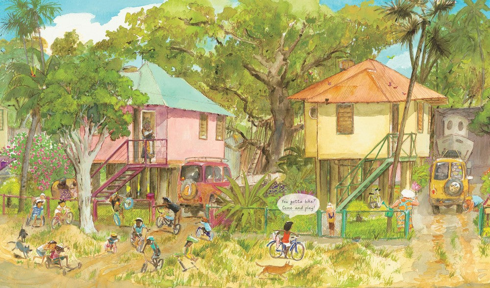 The Wobbly Bike - Picture Book - Hardback