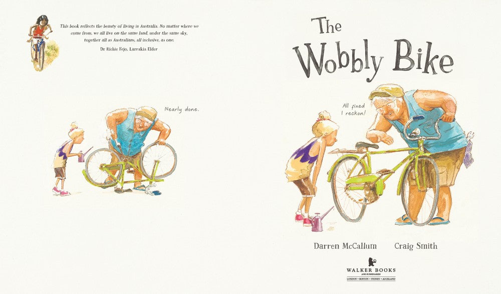 The Wobbly Bike - Picture Book - Hardback
