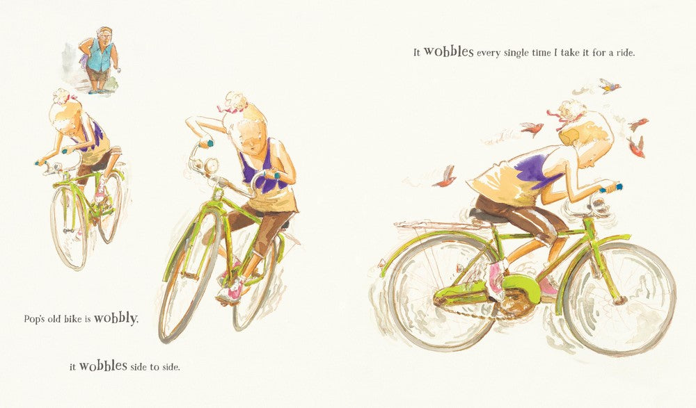 The Wobbly Bike - Picture Book - Hardback