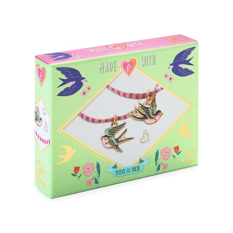 DJECO Art Kit - You & Me  Birds Ribbon Set