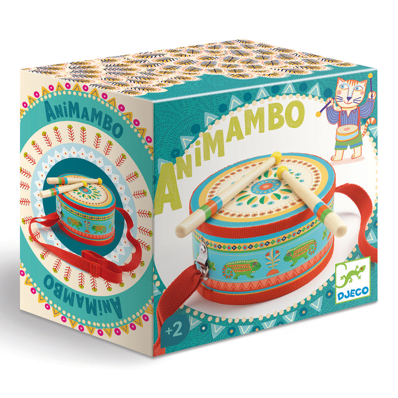 DJECO Animambo Music Drum with Strap