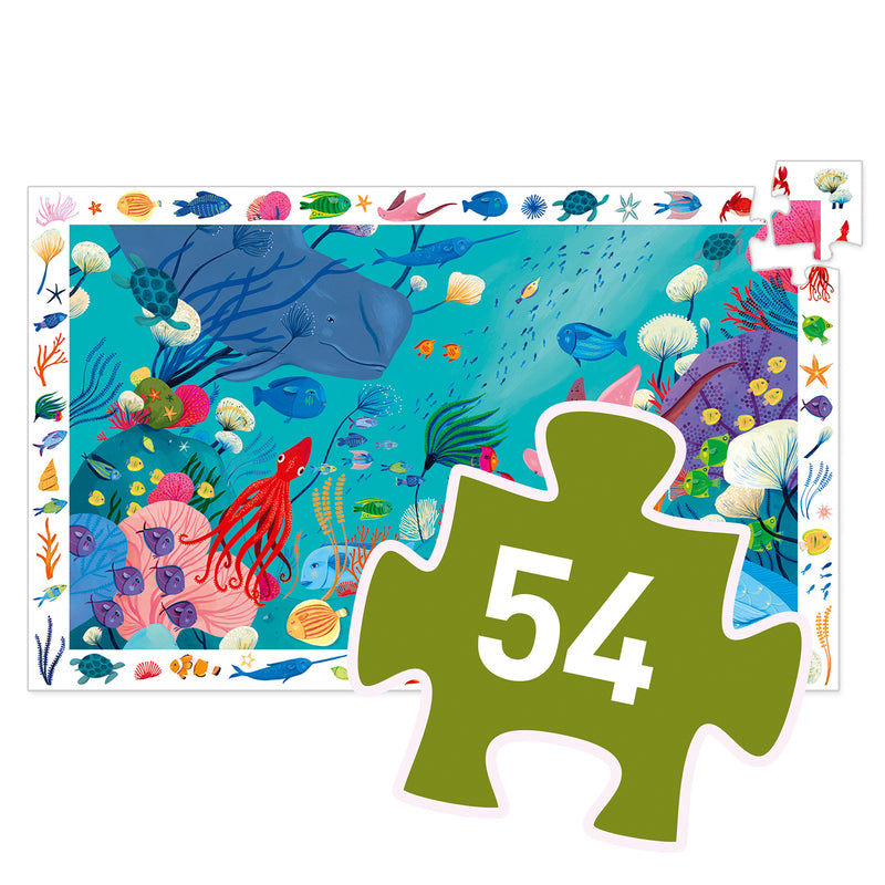 DJECO Puzzle Observation Aquatic - 54 piece