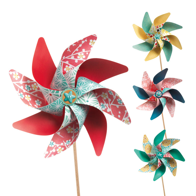 DJECO Art Kit - Do It Yourself Sweet Windmills