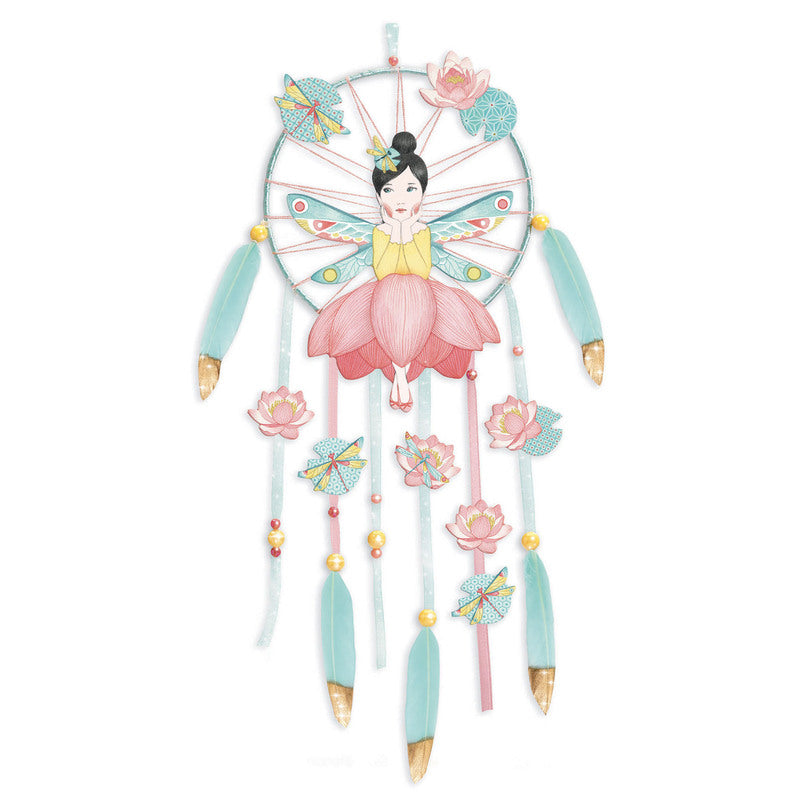 DJECO Art Kit - Do It Yourself Lotus Fairy Dreamcatcher