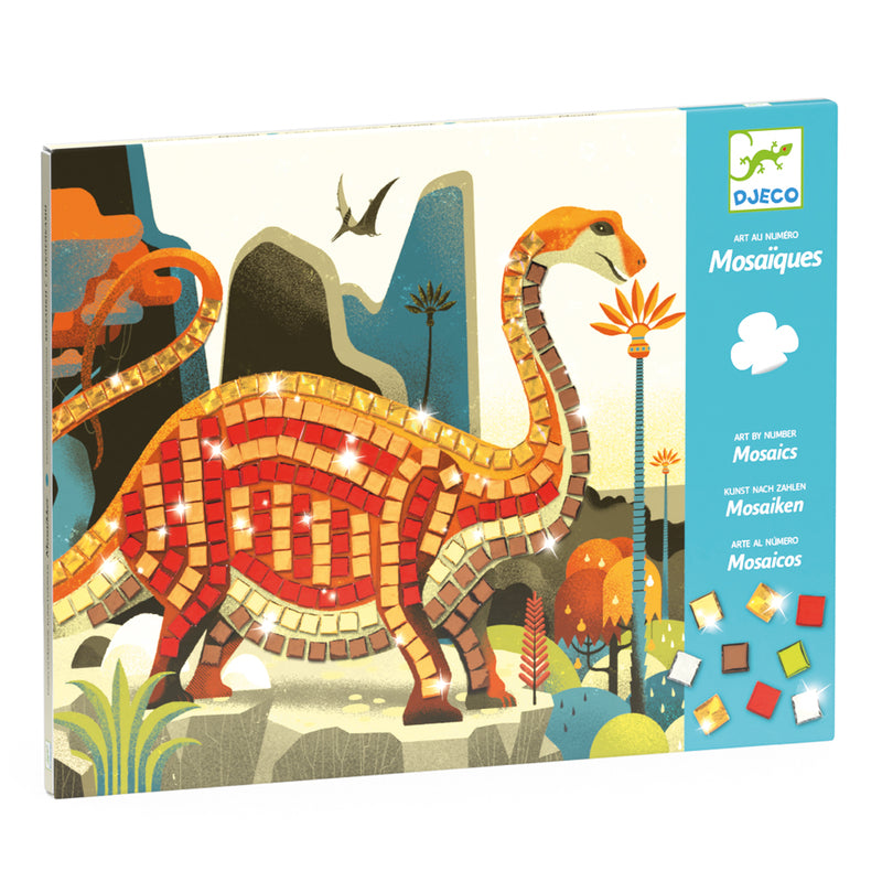 DJECO Art Kit - Mosaic Dinosaur