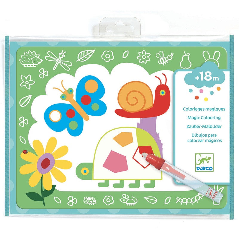 DJECO Art Kit - Water Colouring - Magic Scribbles Water Colouring