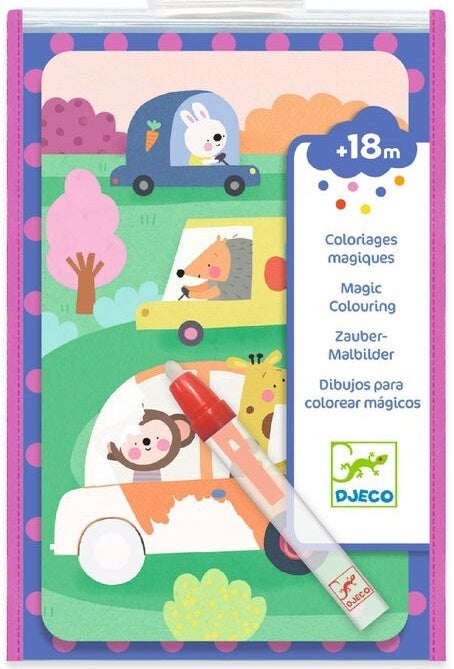 DJECO Art Kit - Water Colouring - On the Road