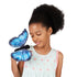 FOLKMANIS Finger Puppet - Blue Morpho Butterfly Large