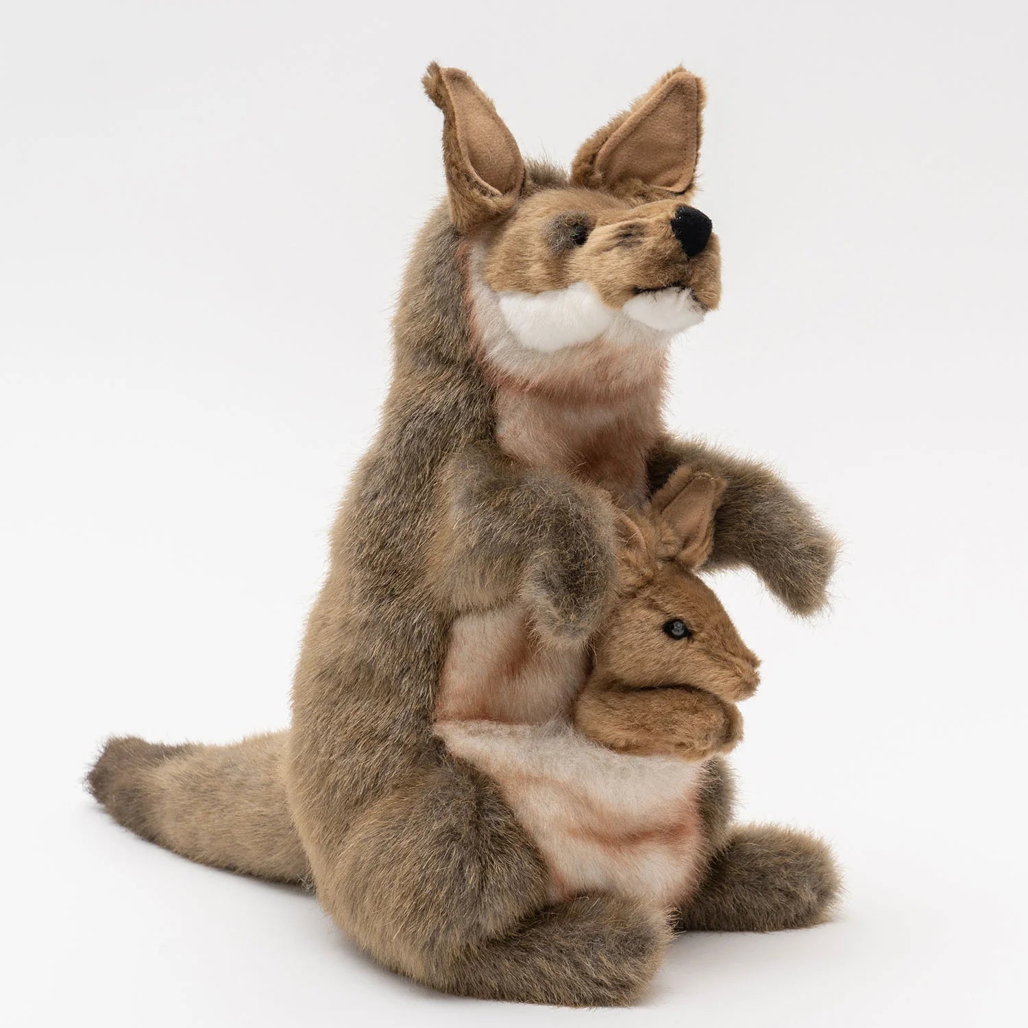 HANSA - Hand Puppet - Australian Animals  -  Kangaroo & Joey