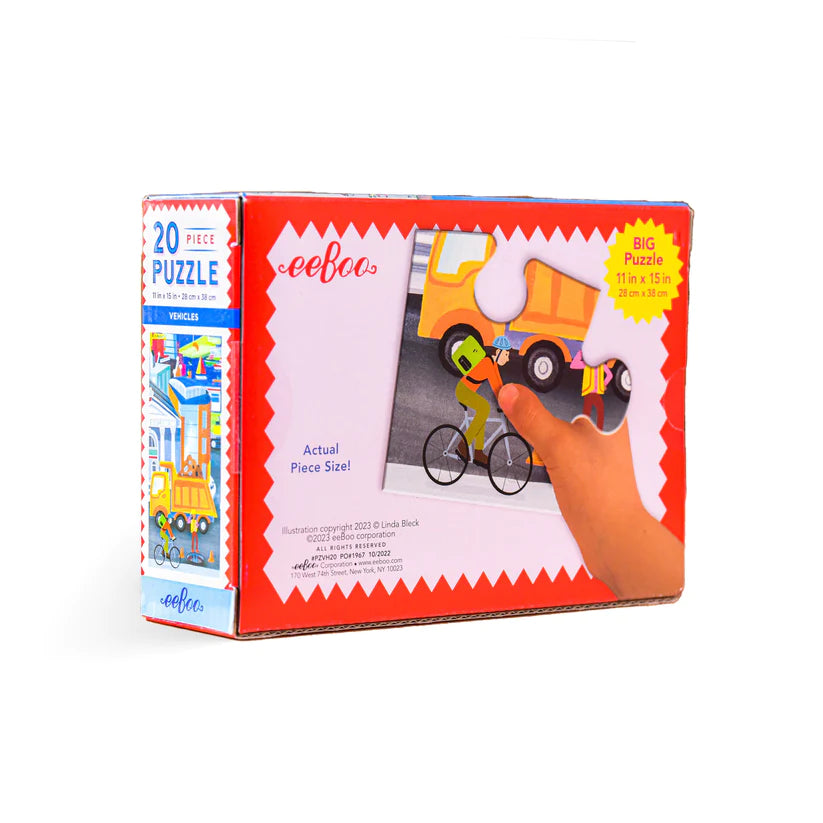 EEBOO - 20  Pc Puzzle – Vehicles