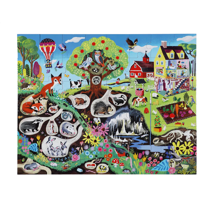 EEBOO - Floor Puzzle - Within the Country - 48 Piece