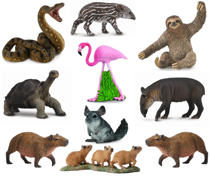 CollectA - Wildlife - South America Set A -  Set of 10