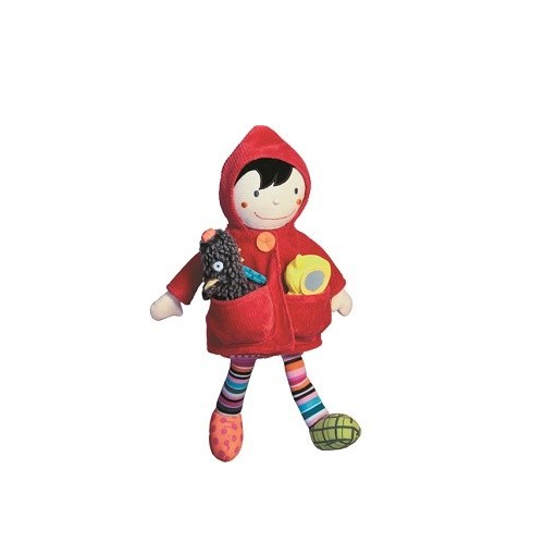 Ebulobo - Red Riding Hood The Activity Doll - Soft Baby Plush