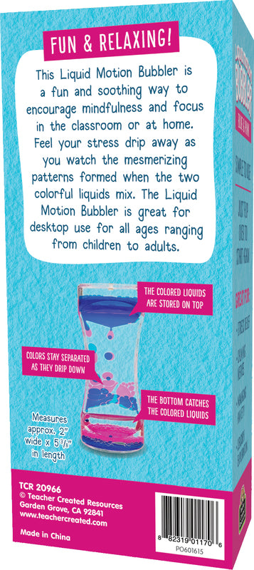 Liquid Motion Bubbler Pink &  Blue