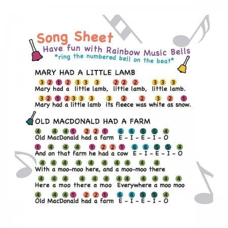 Rainbow Hand Bells