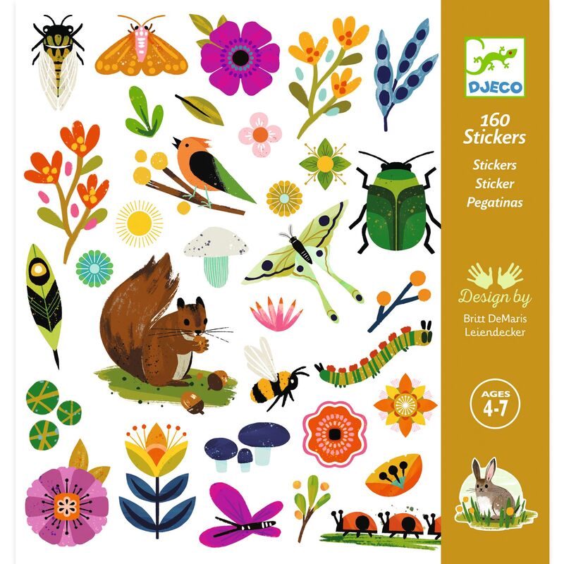 DJECO - Garden Stickers- 160