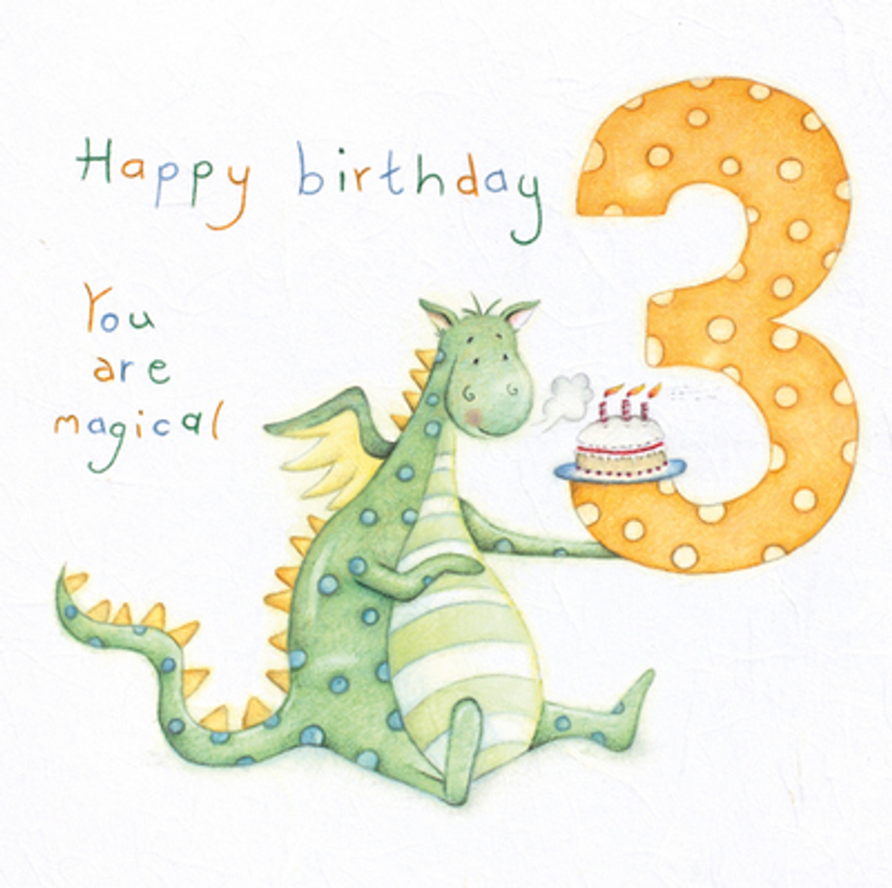 Greeting Card - Age 3 You are Magical