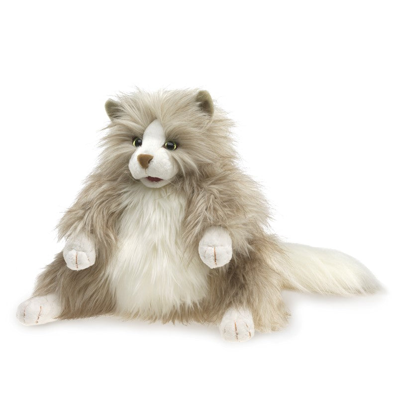 FOLKMANIS HAND PUPPET -  Cat, Fluffy