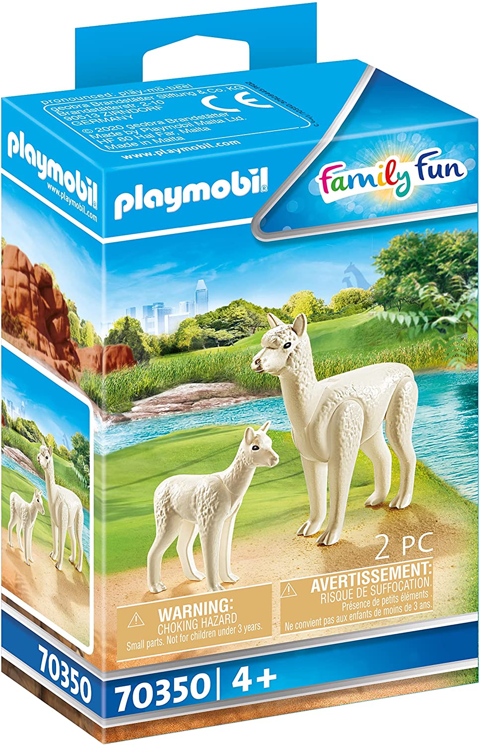 PLAYMOBIL Zoo/Wildlife - Alpaca with Baby - 70350