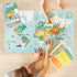 Poppik Art Kit - Creative Stickers - World Map