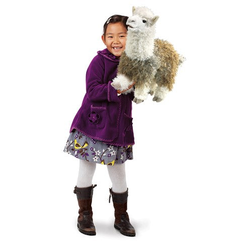 FOLKMANIS HAND PUPPET Alpaca