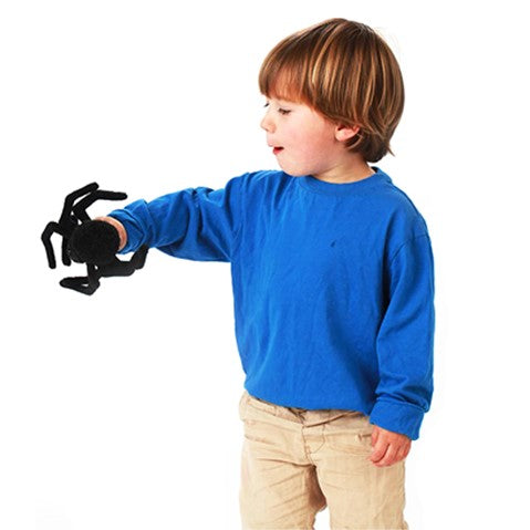 FOLKMANIS Finger Puppet - Spider Black