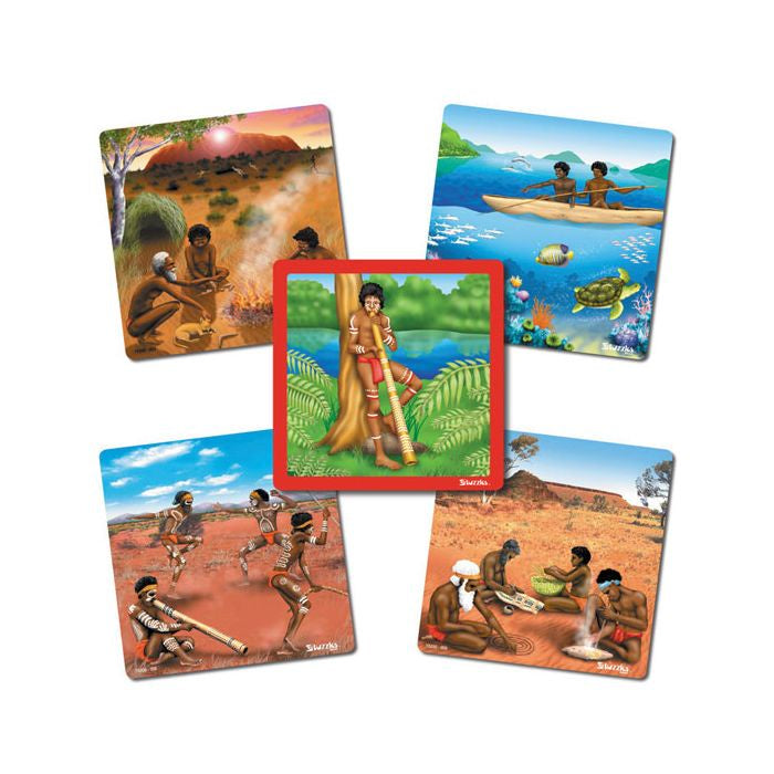 Tuzzles  Aboriginal Life Puzzles Set of 5