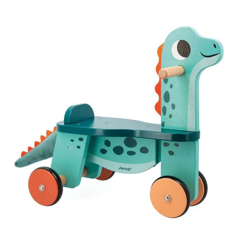 JANOD - Ride On - DINO PORTOSAURUS - Wooden