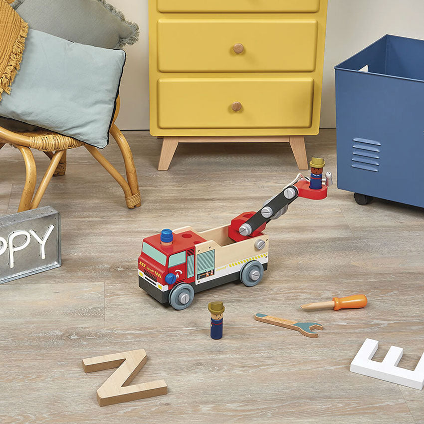 JANOD - Bricokids - DIY Fire Truck Wooden