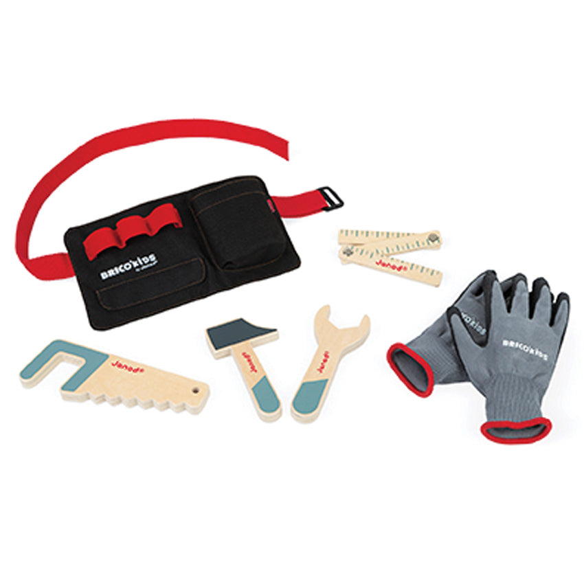 JANOD - Bricokids - DIY - Tool Belt and Glove Set