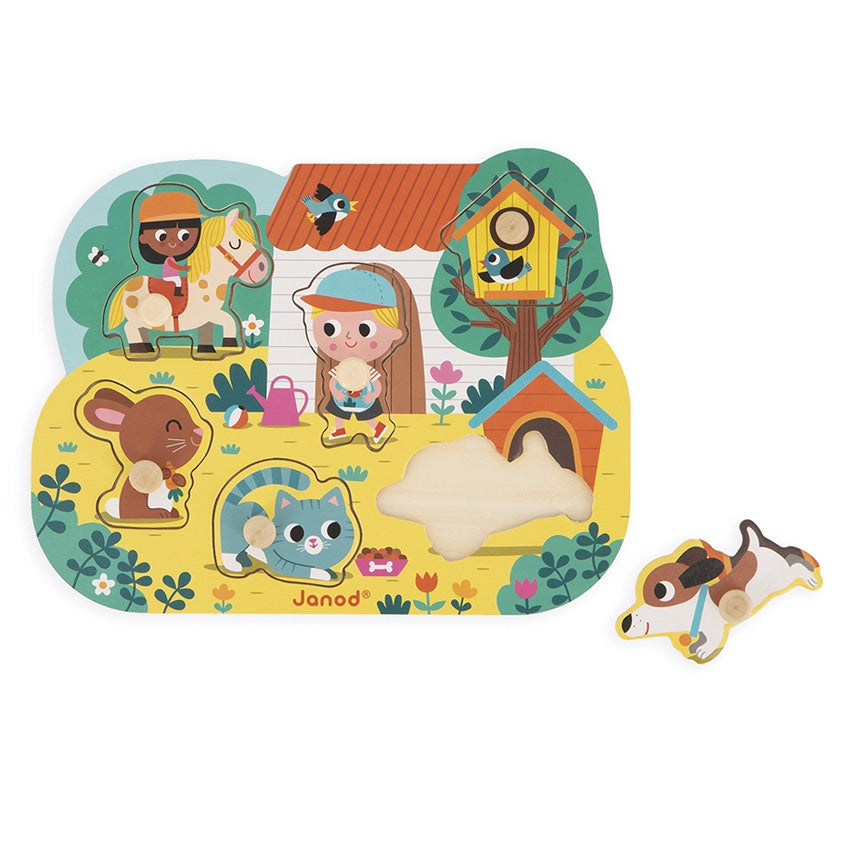 JANOD Puzzle - Country Peg Puzzle