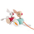 JANOD Pull ALong Rabbit Pair