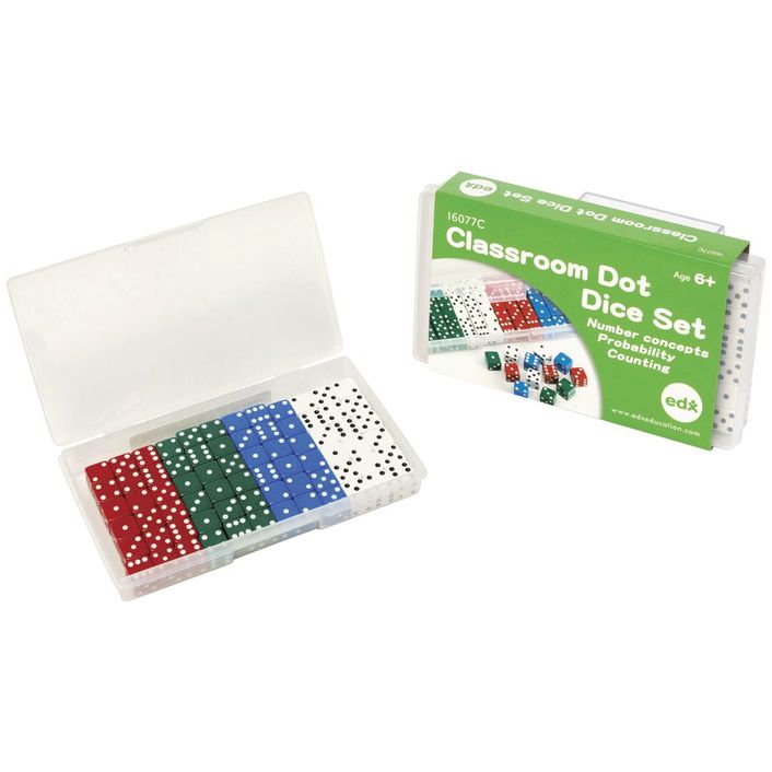 EDX Education - Dot Dice Set - Set of 72 - Container 16077C