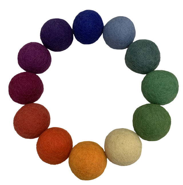 PAPOOSE Goethe Felt Balls 5 cm - Set of 36