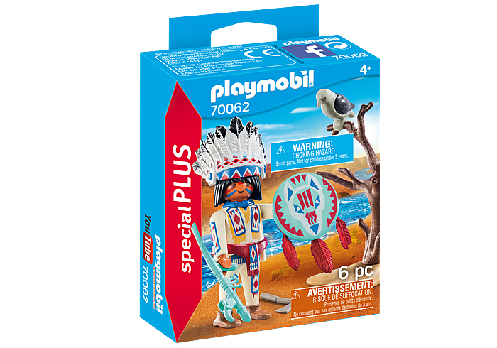 PLAYMOBIL - Native American Chief - 70062