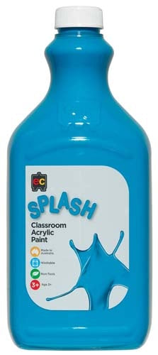 EC Splash Classroom Acrylic Paint - 2 Litre - Peppermint (Turquoise)