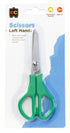 EC Scissors - Left Handed - Green Handle - 130mm