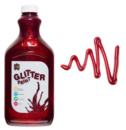 EC Glitter Paint - 2 Litre - Red