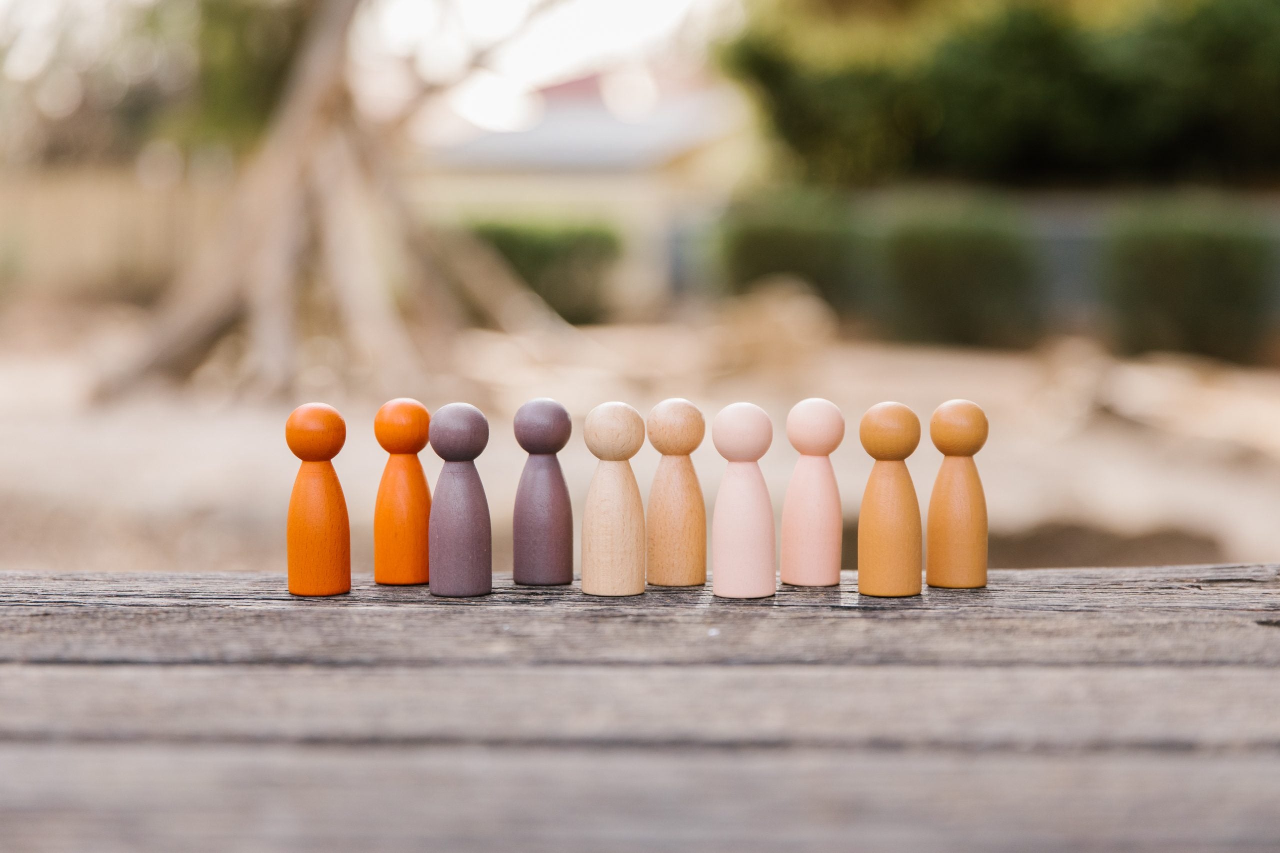 The Freckled Frog -Peg People of the World