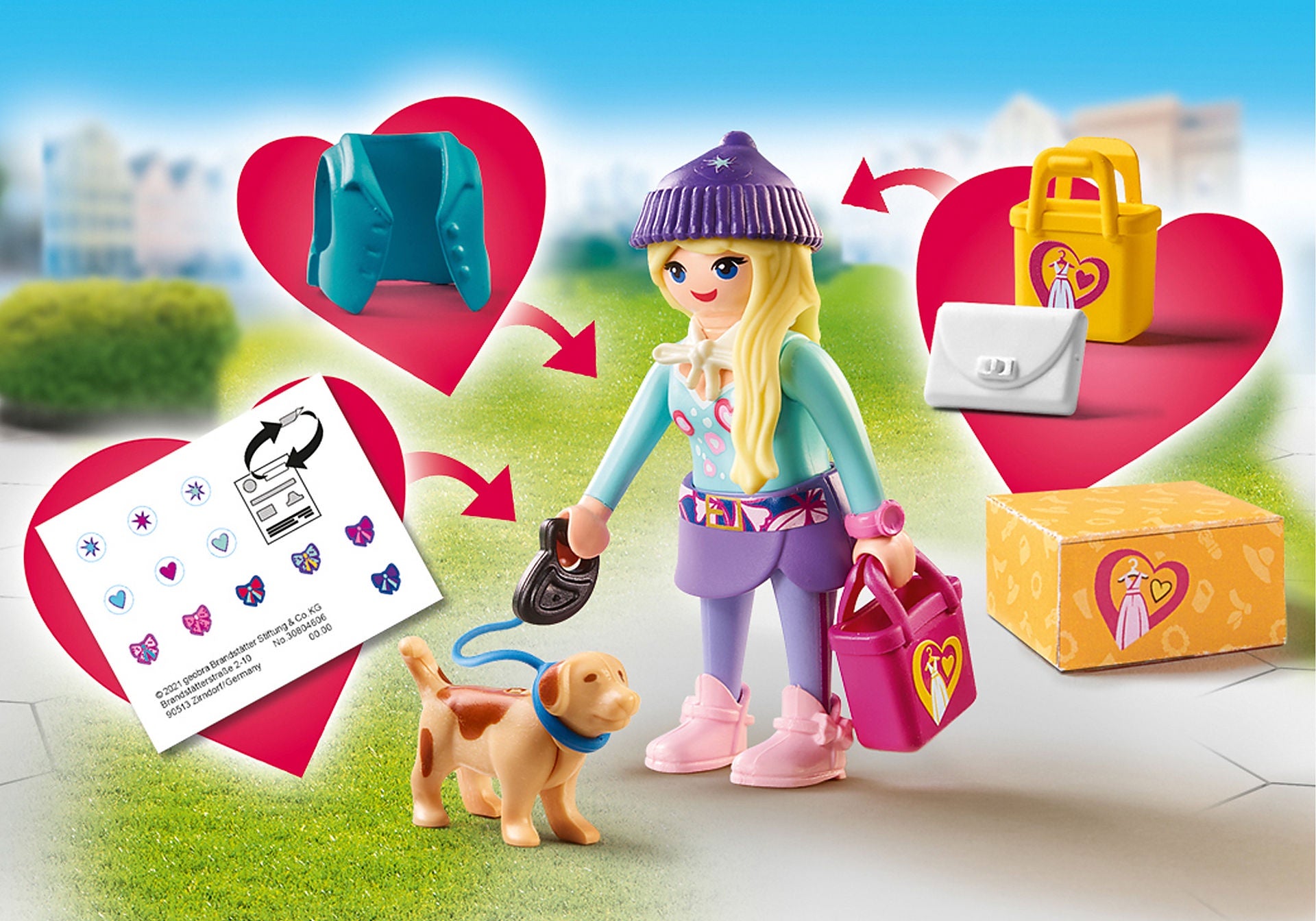 PLAYMOBIL - Fashionista with Dog 70595