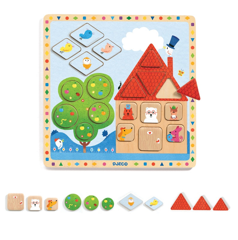 DJECO Puzzle -  Ludigeo House Shape