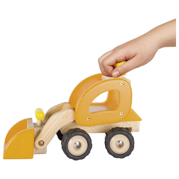 GOKI Vehicle - Wheel Loader Large- Wooden