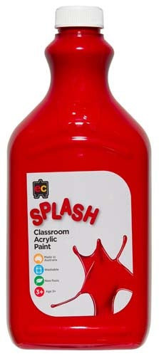 EC Splash Classroom Acrylic Paint - 2 Litre -Poppy (Magenta)