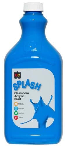 EC Splash Classroom Acrylic Paint - 2 Litre - Sky (Cobalt)
