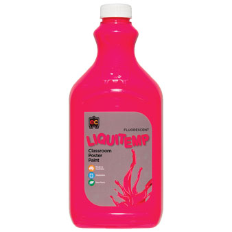 EC Fluorescent Liquitemp Paint - 2 Litre -  Pink